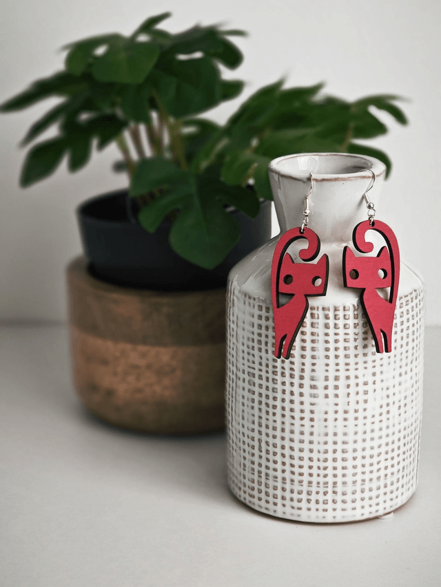 Boucles d'oreilles collection "Chats"
