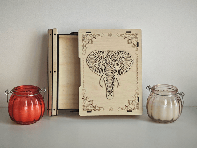 Livre boîte "Eléphant"