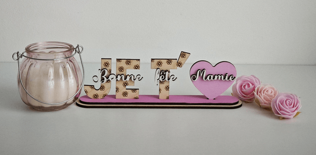 Décoration "Bonne fête Mamie"
