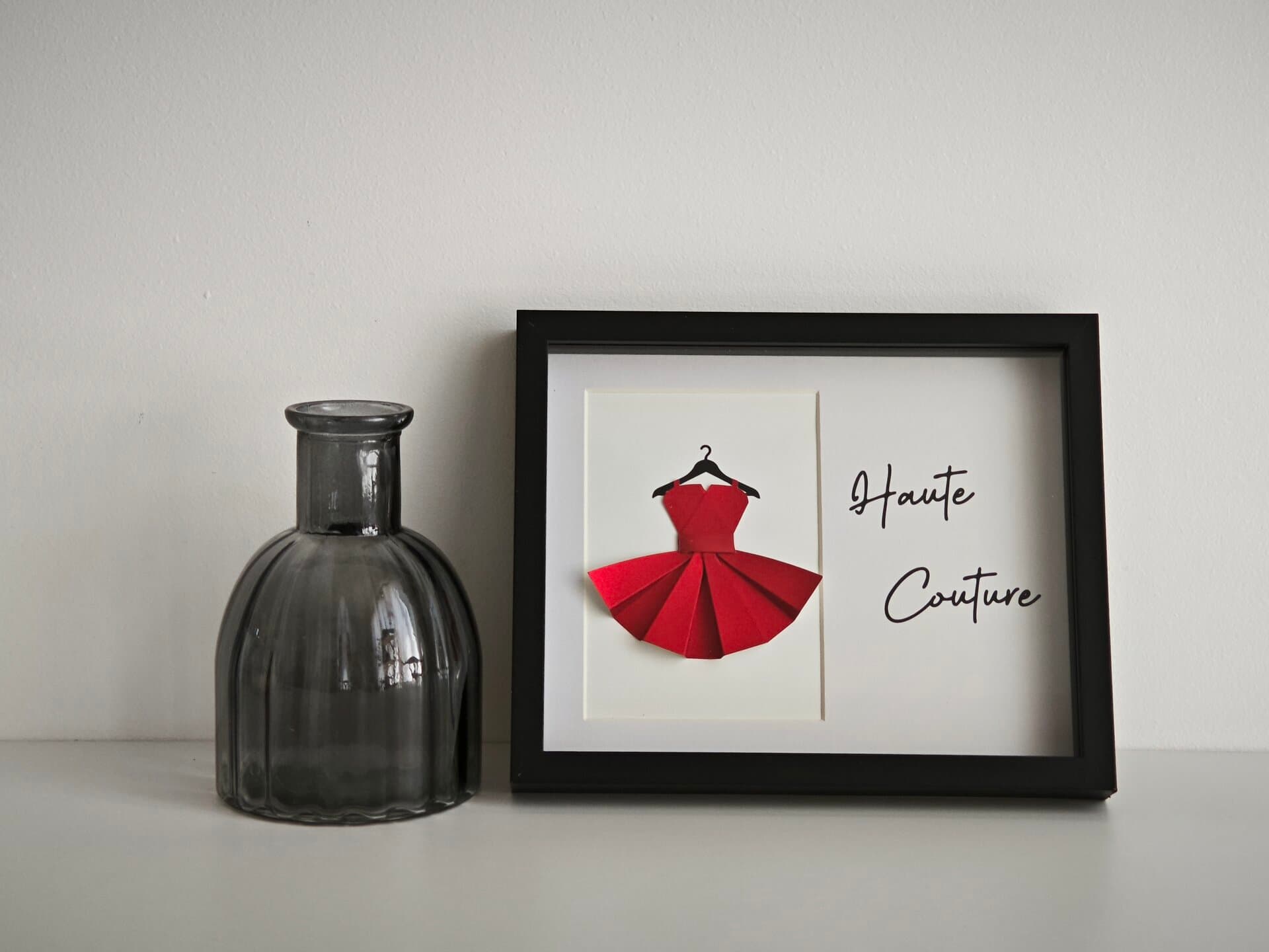 Cadre origami "Haute couture"